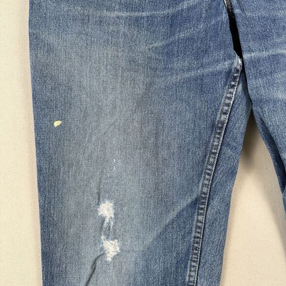 Vintage 90s Levi’s 550 Jeans Women’s 14 Regular Blue Denim Relaxed Tapered Leg - Picture 5 of 16